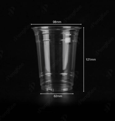 Clear PET Cups 16oz - 1 Carton (1000 pcs)