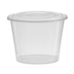 Round Containers with Lid High Base 2000ml - 1ctn (180pcs)
