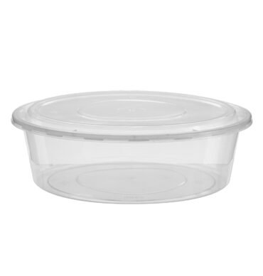 Round Containers 2500ml Base with Lid - 1ctn (90pcs)