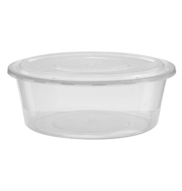 Round Containers 3000ml Base with Lid - 1ctn (90pcs)