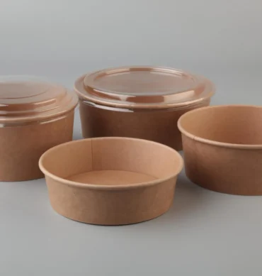 Kraft Salad Bowl Lid (500-1000ml) - 1 Carton (300pcs)