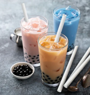 White Bubble Tea Straw -1000pcs
