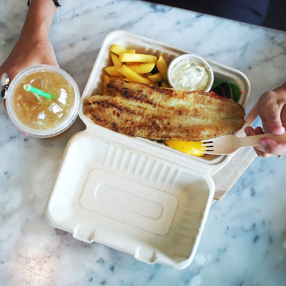 Sugarcane Snack Box 850ml - 1 carton (200pcs)