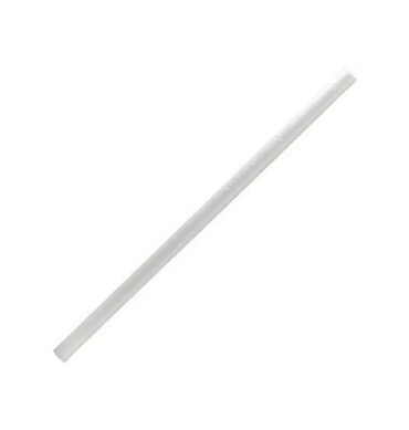 Regular Paper Straw with Individual Wrap -(White) 3000pcs