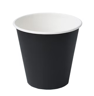 Black Single Wall Coffee Cup 16oz (90mm)- 1000pcs