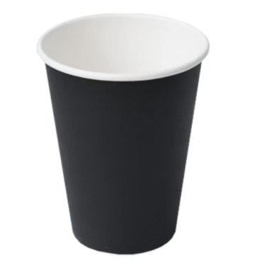 Black Single Wall Coffee Cup 6oz - 1000pcs
