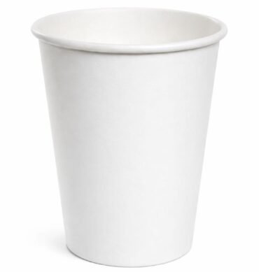 White Single Wall Coffee Cup 16oz (90mm)- 1000pcs