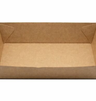 Hard Corrugated Kraft Open Tray 5#, 100pcs