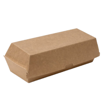 Premium Brown Soft Kraft Hot Dog Box 400pcs