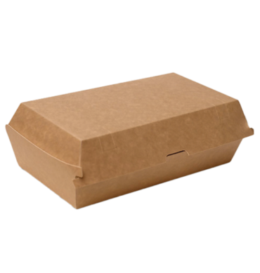 Premium Brown Soft Kraft Large Snack Box 250pcs