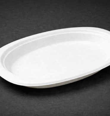 Sugarcane Plate 7"x9" oval- 1 Carton (500pcs)
