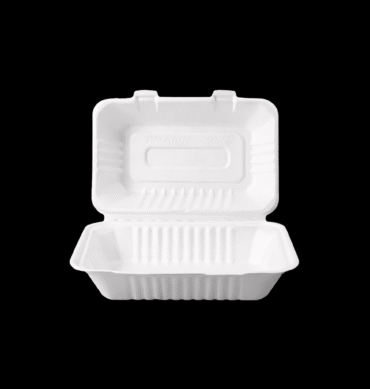 Sugarcane Clamshell 9*6 Snack Box Clamshell - 1 carton (250pcs)