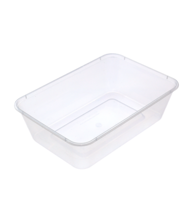 Rectangular Plastic Containers Clear 750ml - 1 Carton (500pcs)