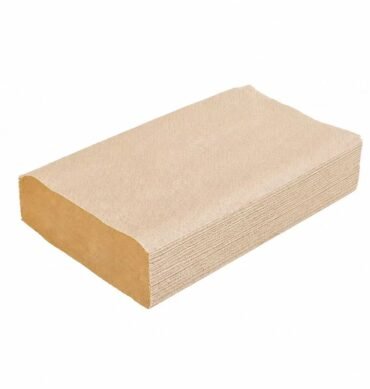 Dispenser Napkin, V fold 2ply, Brown 6000pcs
