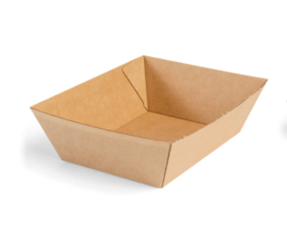 Hard Corrugated Kraft Open Tray 0.5# , 900pcs