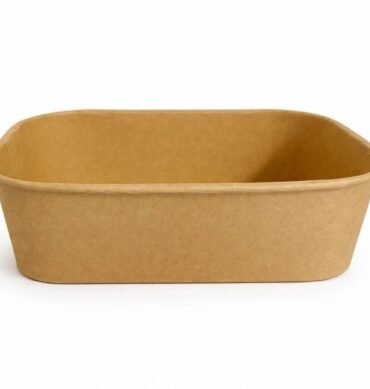 Brown Kraft 750ml Rectangular Container