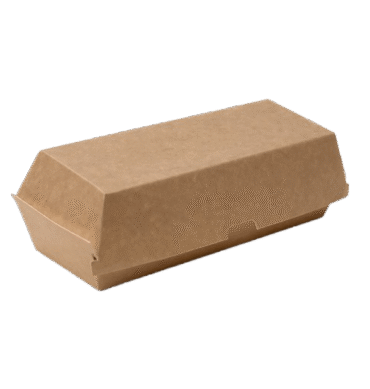 Premium Brown Soft Kraft Hot Dog Box 400pcs