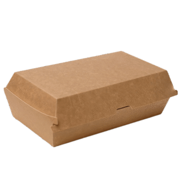 Premium Brown Soft Kraft Large Snack Box 250pcs