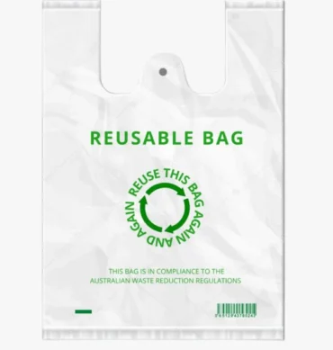 Reusable Plastic Carry Large Bags- 1 Carton (9kg)