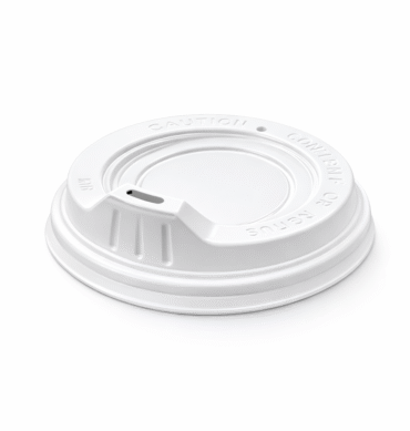 90mm Sipper Coffee Cup Lid White - 1000pcs
