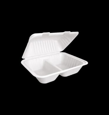 Sugarcane Snack Box 2 Compartment- 250pcs