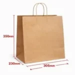 Large Paper Carry Bags Twist Handle (150pcs)
