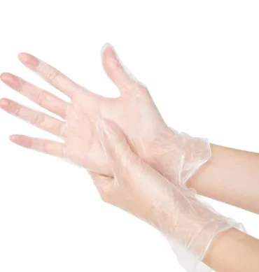 Clear Vinyl Glove Powder Free L (100pcs) - 1 Box