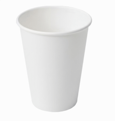 4oz White Single Wall paper Coffee Cups - 1000pcs (Fits 62mm Lids)